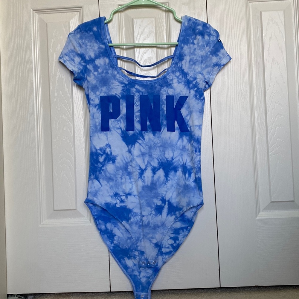 VS PINK tie-dye body suit